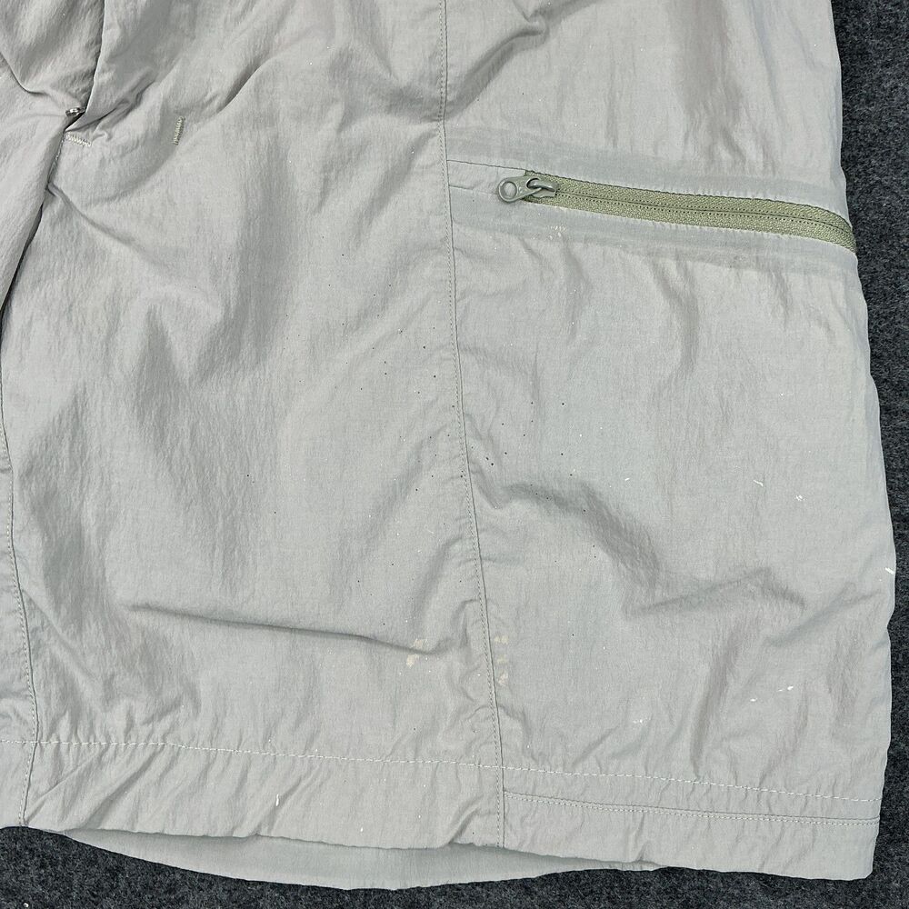 Arc'teryx Men's Nylon Hiking Shorts Size 34 Grey Stone Belted Cargo Zip Pockets - Picture 10 of 12